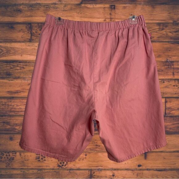 5 for $25🔥Woman Within Pink Elastic Waist Shorts 14W - Picture 2 of 4